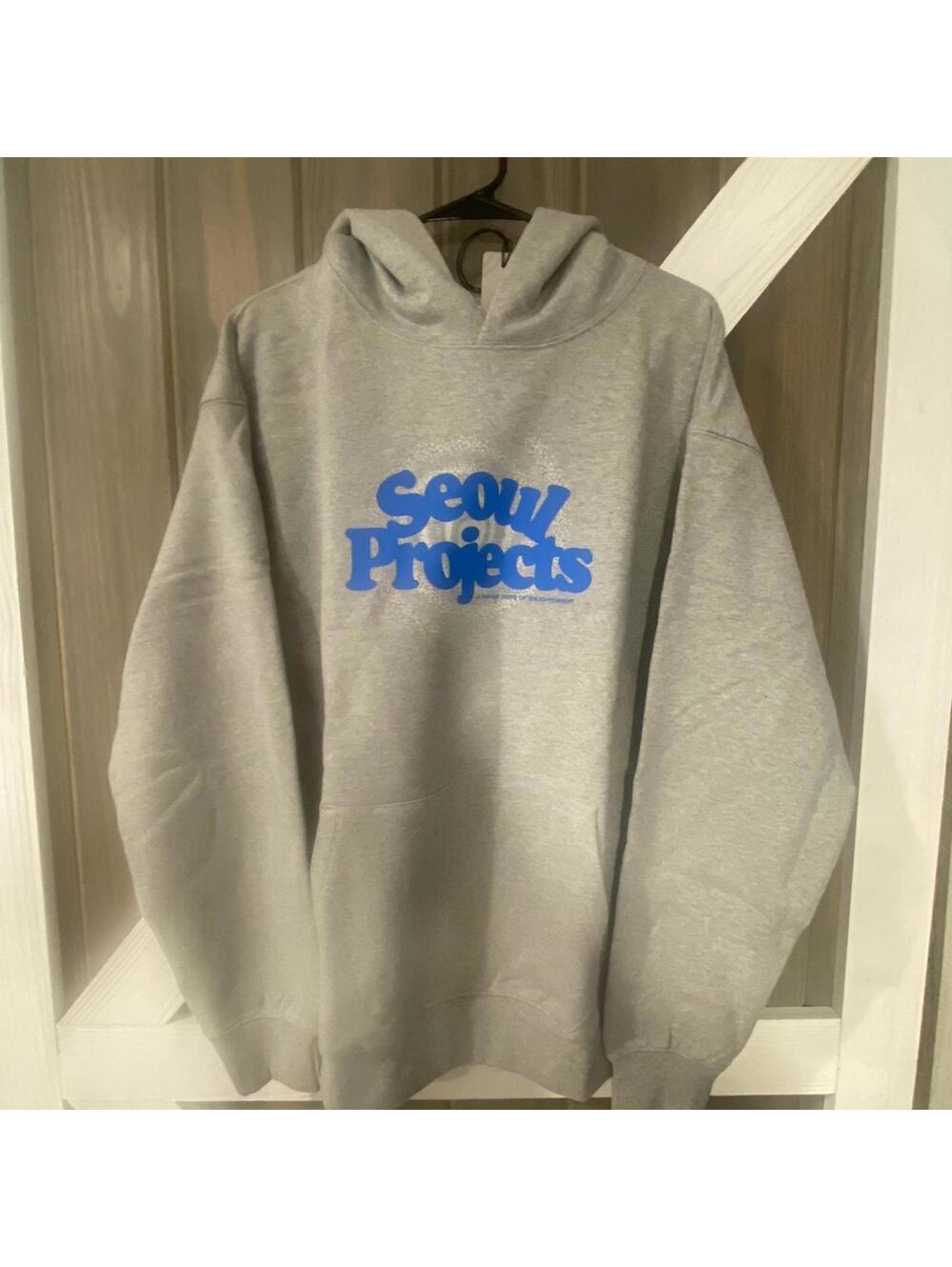 Seoul Projects Grey Galaxy Hoodie - Large